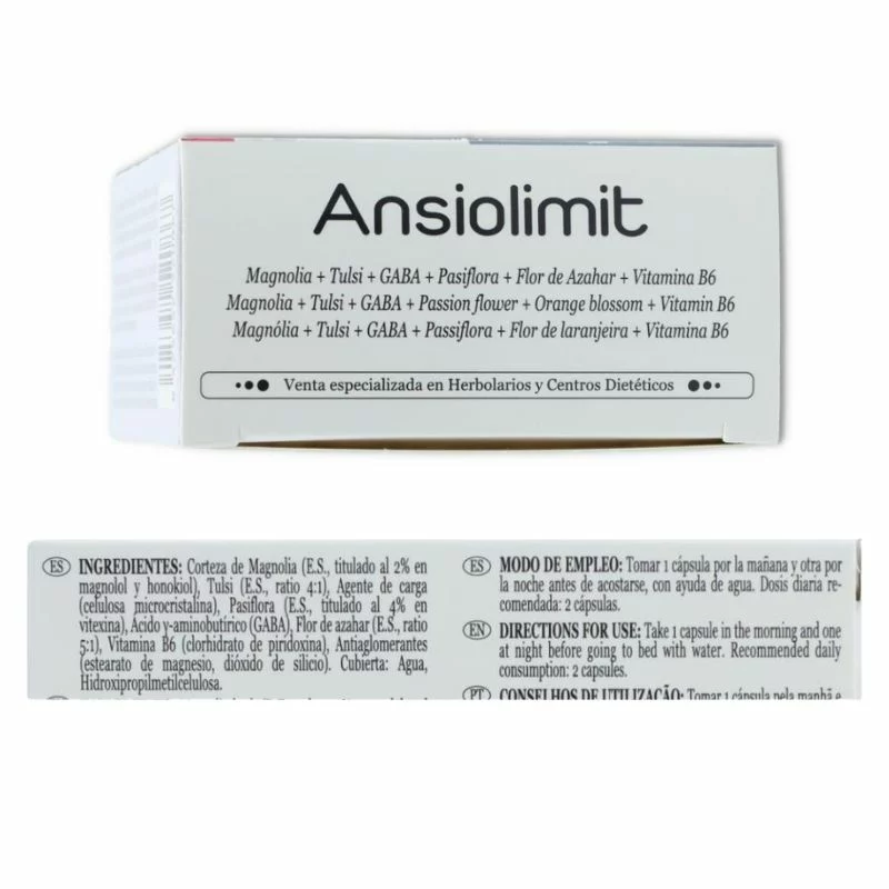 NOVADIET - Ansiolimit 60 cápsulas - sueño y estrés - Imagen 3