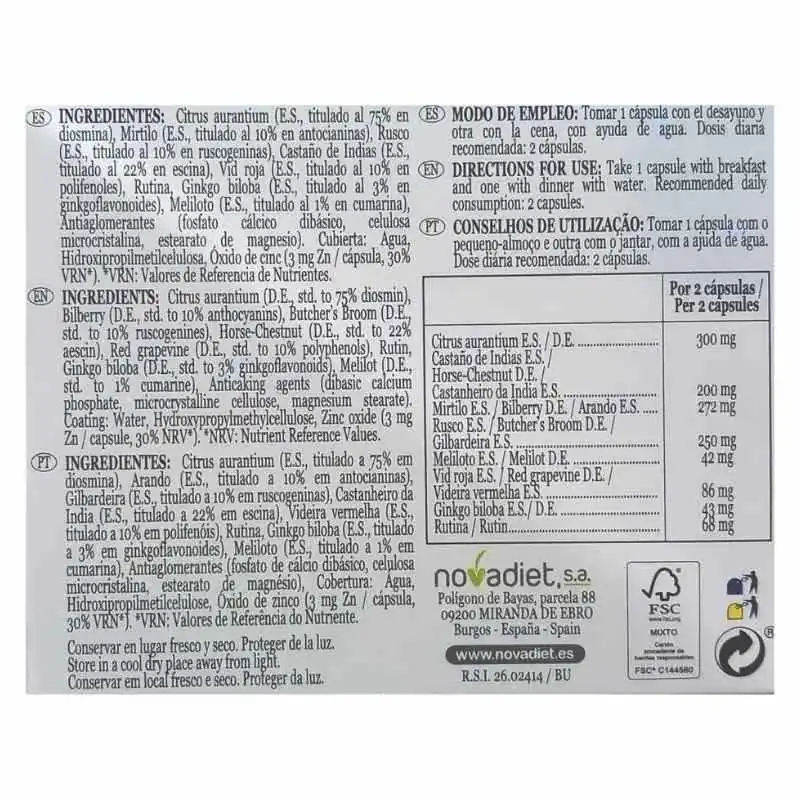 NOVADIET - Circular 60 cápsulas - Imagen 3