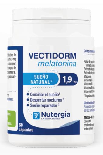 sistema nervioso VECTIDORM MELATONINA 1.9MG 60 CAPS