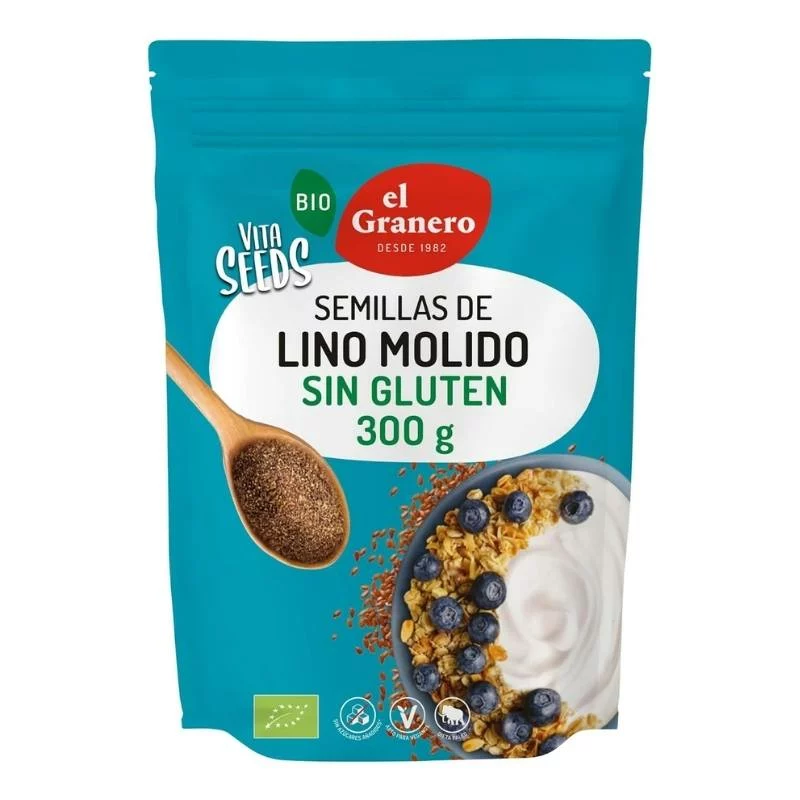 granos y semillas VITASEEDS LINO MOLIDO BIO 300 g S/G