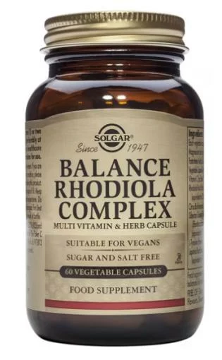 vitaminas BALANCE RODIOLA COMPLEX 60 CAP VEG
