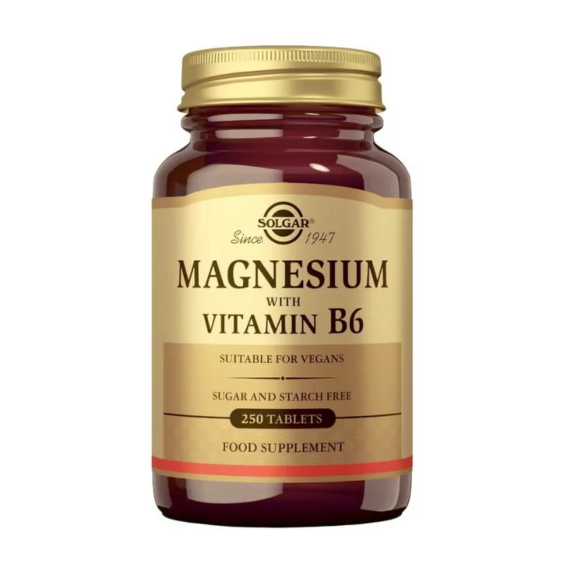 vitaminas MAGNESIO + VITAMINA B6 250 COMPRIMIDOS