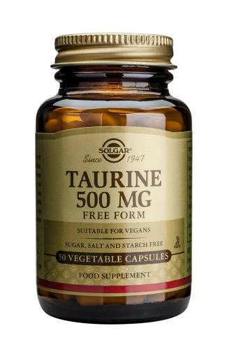 aminoácidos TAURINA 500 mg. 50 Cápsulas Vegetales.