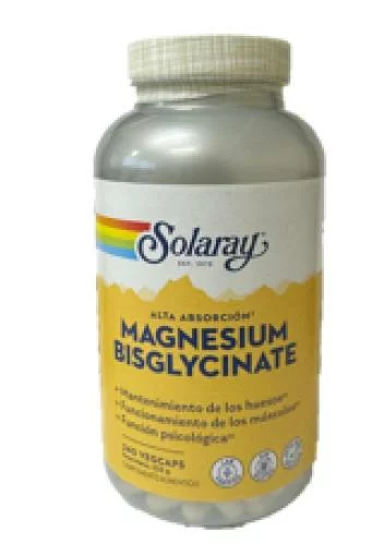 minerales BISGLYCINATE MAGNESIO 240 CAP VEG