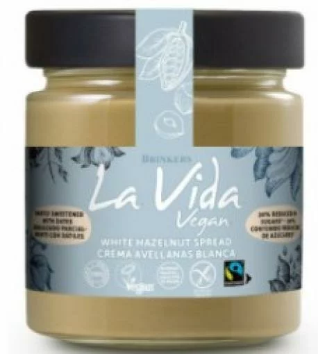 sales, condimentos y salsas CREMA AVELLANAS BLANCA MENOS AZUCAR BIO 200G