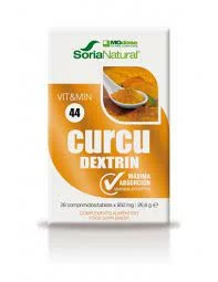 huesos y articulaciones CURCU DEXTRIN COMPLEX 28 COMPRIMIDOS X 950MG