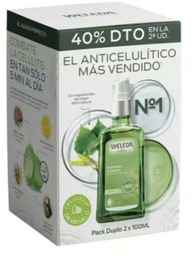 línea corporal DOBLE PACK ABEDUL 40% EN 2ª UD 2X100ML