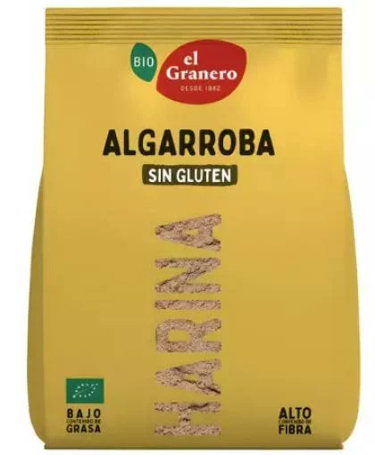 harinas y sémolas HARINA DE ALGARROBA SIN GLUTEN BIO 500G
