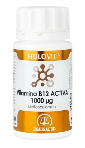 vitaminas HOLOVIT VITAMINA B12 ACTIVA 1000MG 50 CAPS