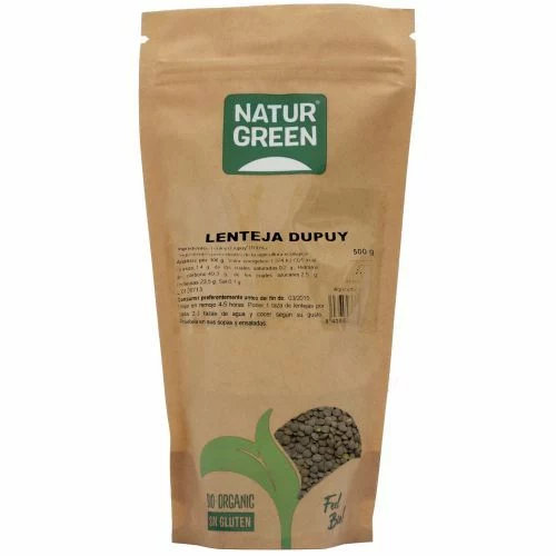 legumbres y verduras desecadas LENTEJA DUPUY 500GR BIO