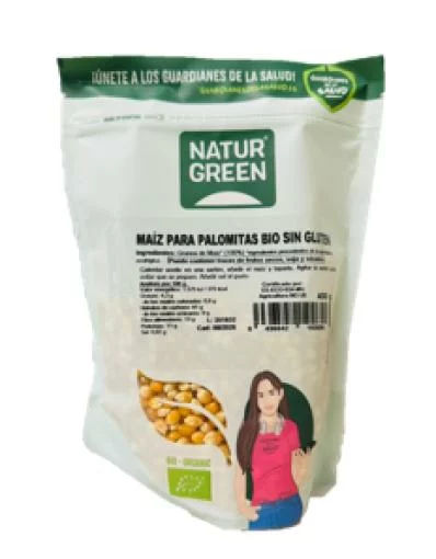 granos y semillas MAIZ PARA PALOMITAS S/G BIO 400GRS