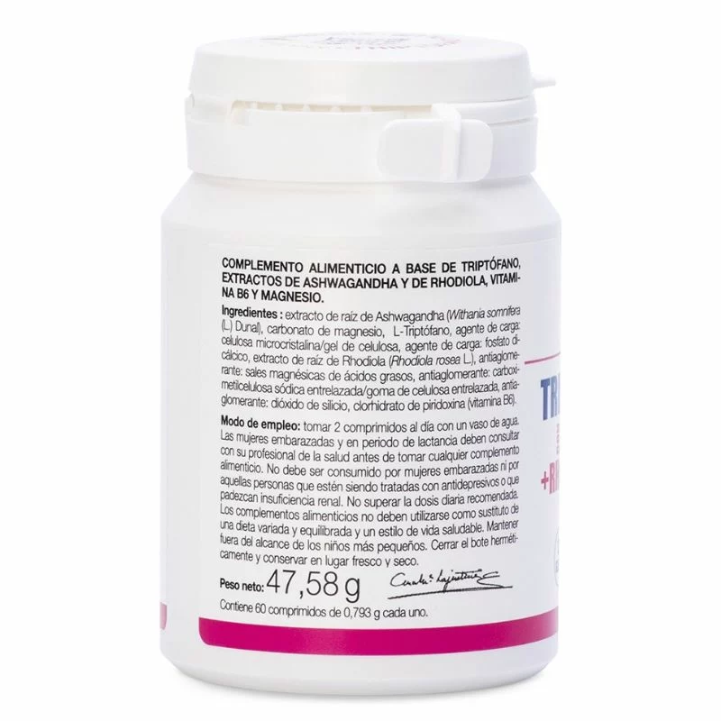 ANA MARIA LAJUSTICIA - Triptófano con ashwagandha + rhodiola y magnesio 60 comprimidos - Imagen 3