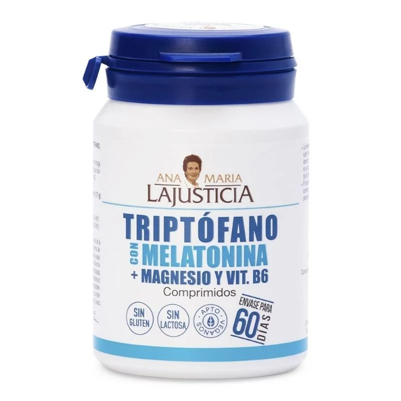 sistema nervioso TRIPTOFANO+MELATONINA+MAGNESIO+VIT.B6 60 COMP