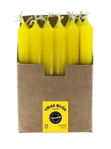 aromaterapia VELAS MINI AMARILLO 1,2 X 11 CM. UNIDAD