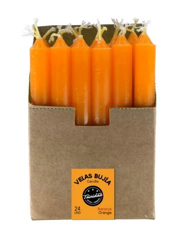 aromaterapia VELAS MINI NARANJA 1,2 X 11 CM. UNIDAD