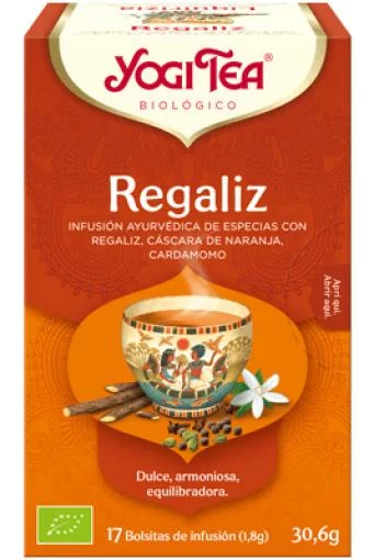 plantas en filtro YOGI TEA REGALIZ 17 FILTROS BIO