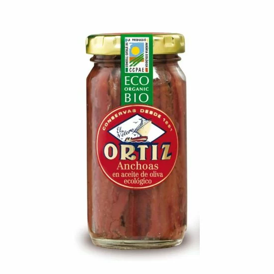 conservas ANCHOAS BIO FILETES CRISTAL 95 grs