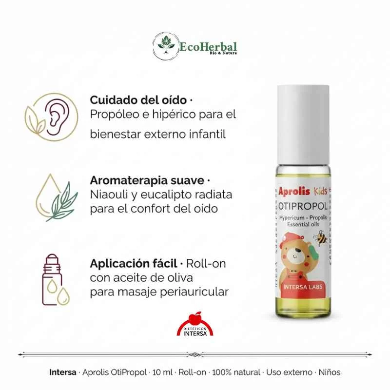 INTERSA - Aprolis oti-propol 10ml | aceite roll-on infantil - oído y otitis - Imagen 2