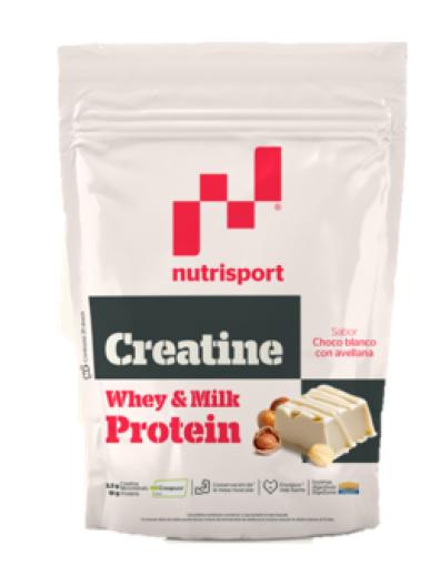 deporte CREATINA CREAPURE Y PROTEINA CHOCO BLANCO CON AVELLANA 500GR