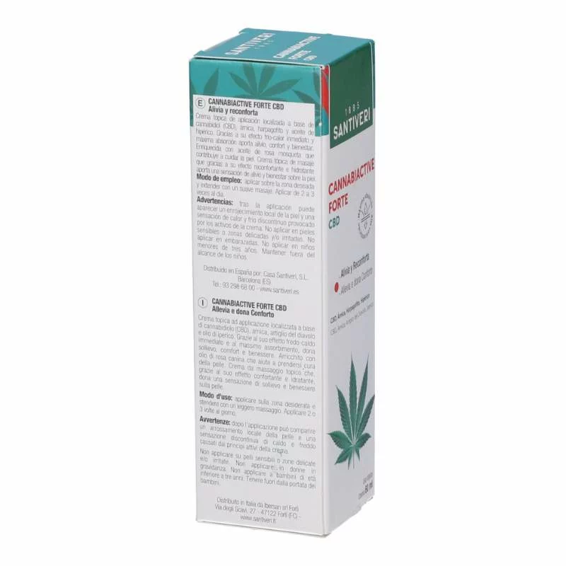SANTIVERI - Cannabiactive forte crema cbd 60 ml | dolor muscular y articular - Imagen 3