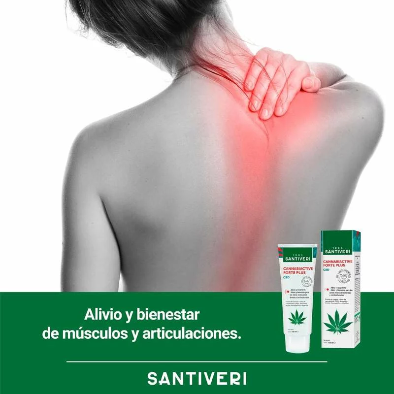 SANTIVERI - Cannabiactive forte crema cbd 60 ml | dolor muscular y articular - Imagen 4
