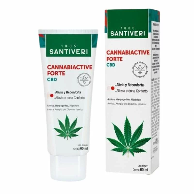 huesos y articulaciones CANNABIACTIVE FORTE CREMA CBD 60 ML