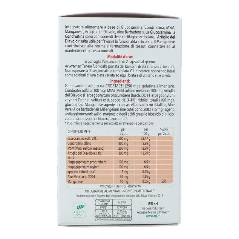ESI - No dol 60 cápsulas - articulaciones y movilidad - Imagen 3