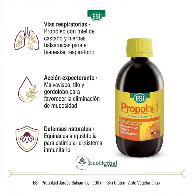 sistema inmunológico PROPOLIS JARABE BALSAMICO 180ML