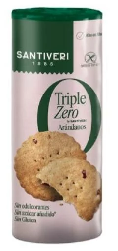 repostería y chocolates GALLETAS ARANDANOS TRIPLE ZERO S/GLU 205GR