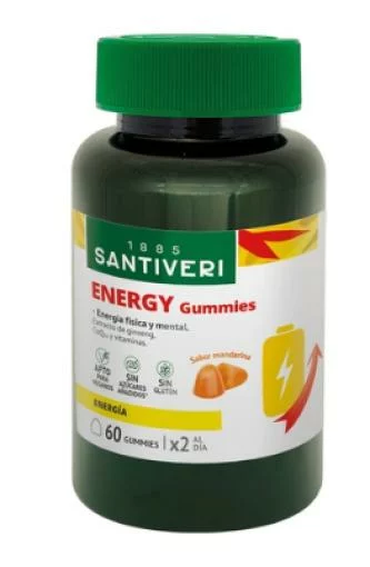 jaleas y energeticos GUMMIES MASTICABLES ENERGY SABOR MANDARINA 60 UDS