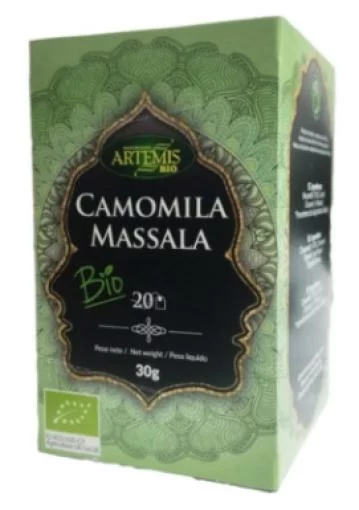 plantas en filtro INFUSION CAMOMILA MASSALA BIO 20 BOLSAS