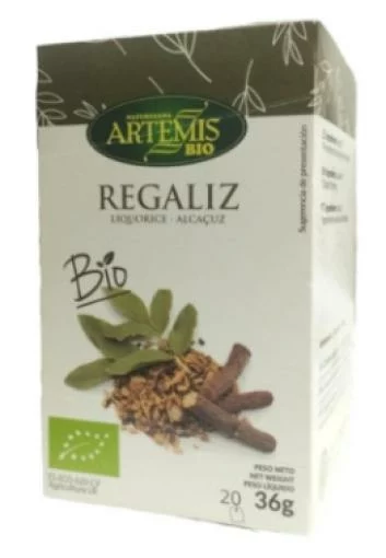 plantas en filtro INFUSION REGALIZ BIO 20 BOLSAS