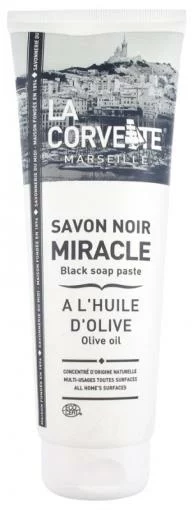 limpieza JABON NEGRO MILAGROSO ACEITE DE OLIVA 250ML BIO