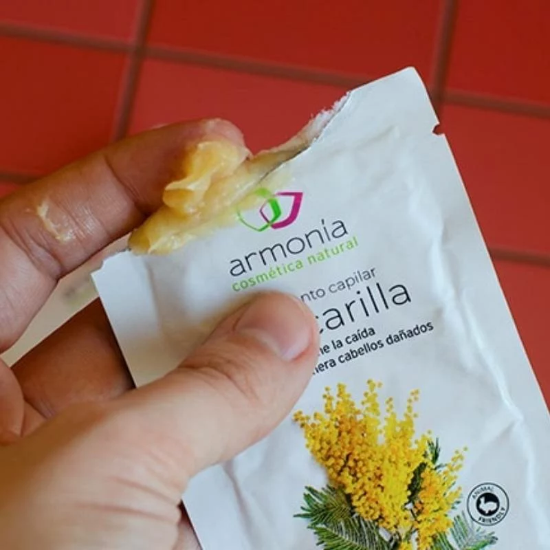 ARMONIA - Mascarilla capilar de tepezcohuite monodosis 15grs - Imagen 2