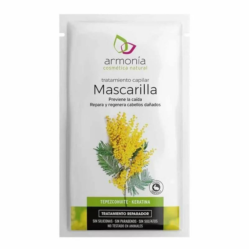 línea facial MASCARILLA CAPILAR DE TEPEZCOHUITE MONODOSIS 15grs