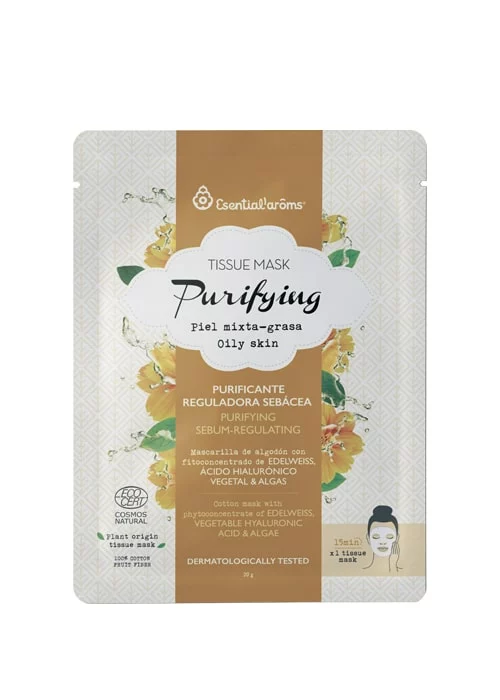 línea facial MASCARILLA PURIFICANTE PIEL MIXTA-GRASA 20 grs ECOCERT