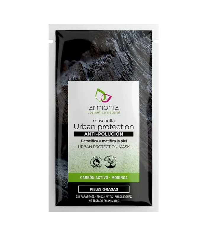 línea facial MASCARILLA URBAN PROTECTION ANTI-POLUCION MONODOSIS 10ml