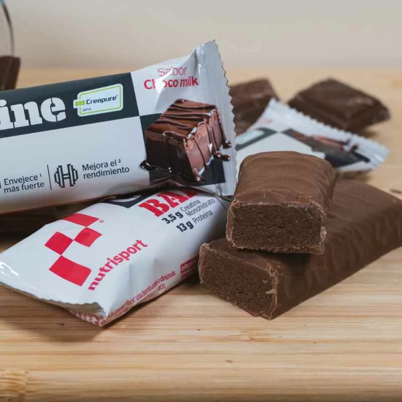 NUTRISPORT - Creatina creapure® barrita choco leche - Imagen 2