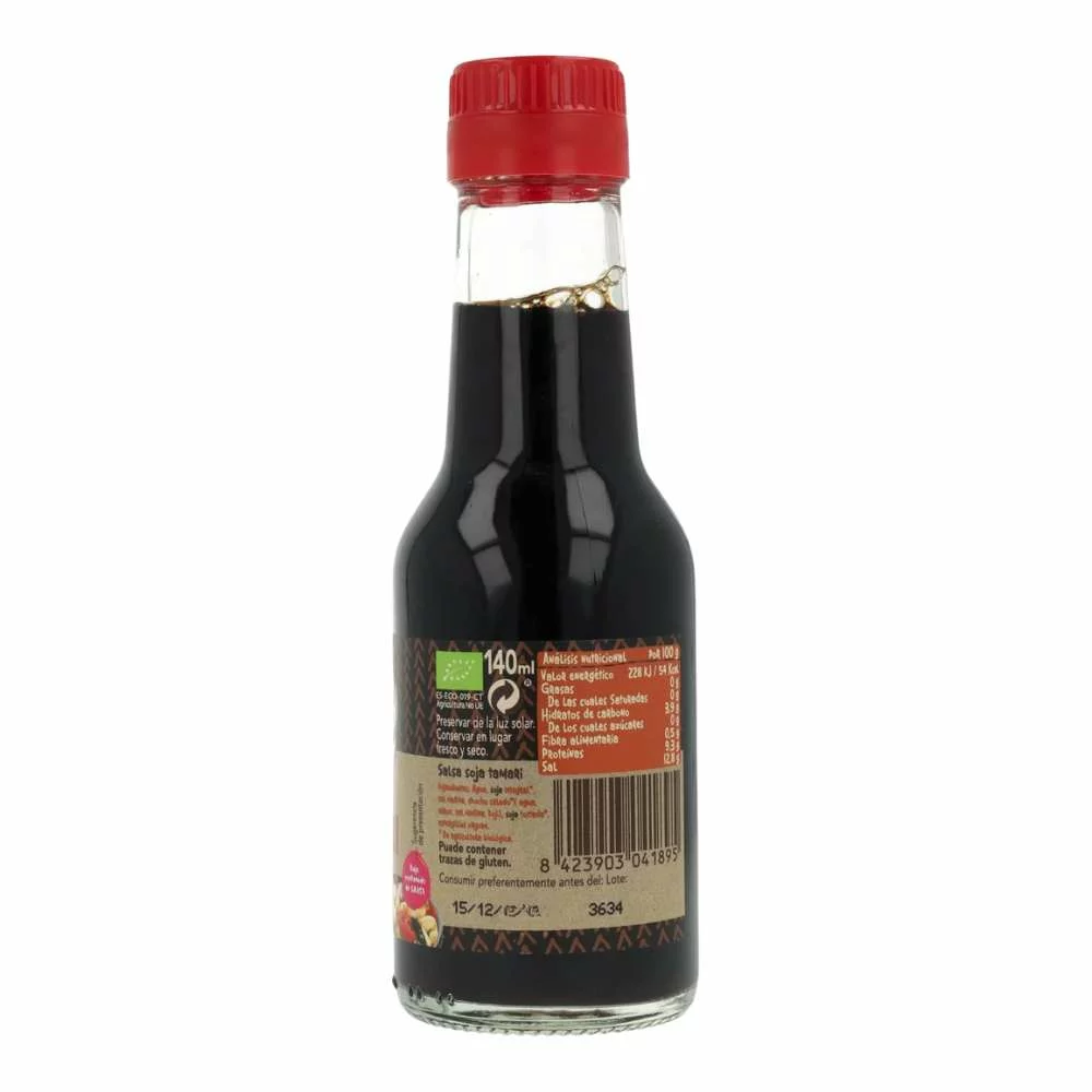 sales, condimentos y salsas SALSA SOJA TAMARI 140 ML BIO
