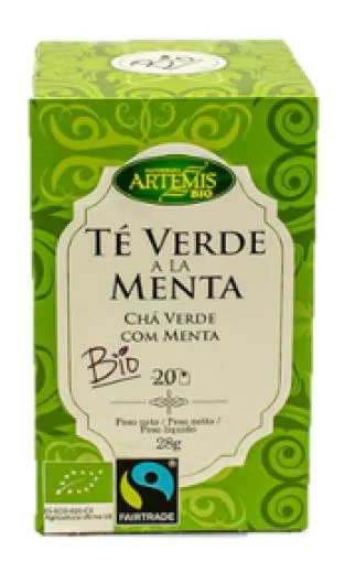 plantas en filtro TE VERDE A LA MENTA BIO 20 FILTROS