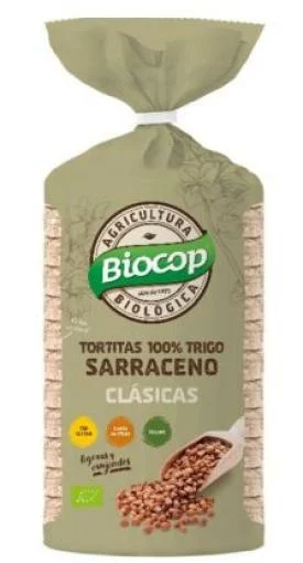 aperitivos y frutos secos TORTITAS 100% TRIGO SARRACENO 100 G