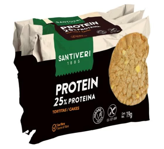 aperitivos y frutos secos TORTITAS PROTEINA 3UDSX19G