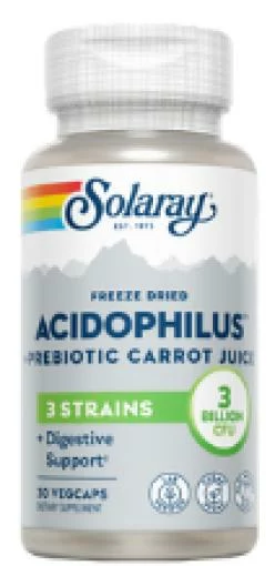 digestivos ACIDOPHIILUS +CARROT JUICE 3 CEPAS 30 CAP VEG