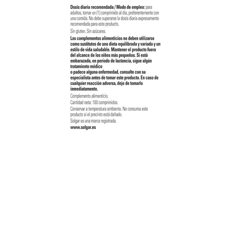 SOLGAR - Magnesio + vitamina b6 100 comprimidos - energía - Imagen 5