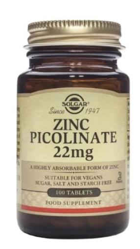 sistema inmunológico PICOLINATO ZINC 22MG 100COMP
