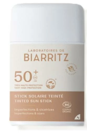 línea facial STICK SOLAR COLOR SPF 50+ BIARRITZ 9g