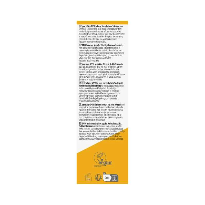BIOREGENA - Spray solar niños spf 50 bio 90ml - Imagen 2