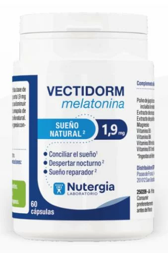 sistema nervioso VECTIDORM MELATONINA 1.9MG 60 CAPS