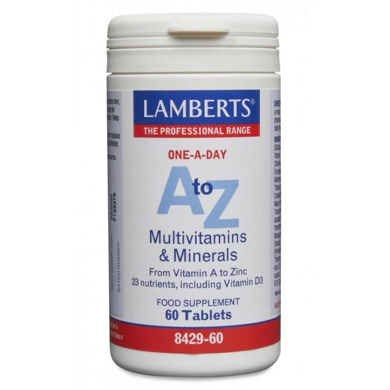 vitaminas A Z MULTIVITAMINAS 60 tabletas
