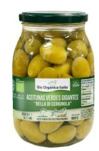 conservas ACEITUNA VERDE GIGANTE BIO 950 G